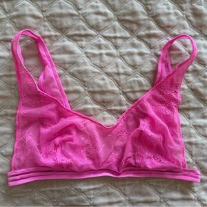 Pink Lace Bralette